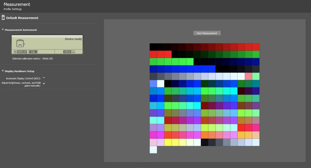 la calibrazione del monitor